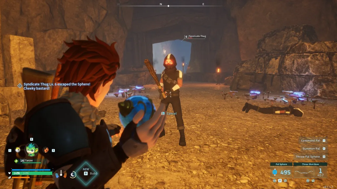 Palworld Early Access Review — Fusing Survival With Monster-Catching Doesn't Trigger an Evolution Fighting-a-Thug-in-a-Dungeon-in-Palworld