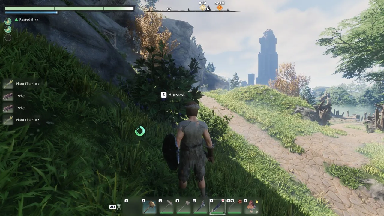 Enshrouded Early Access Review Harvesting-Stuff-in-Enshrouded