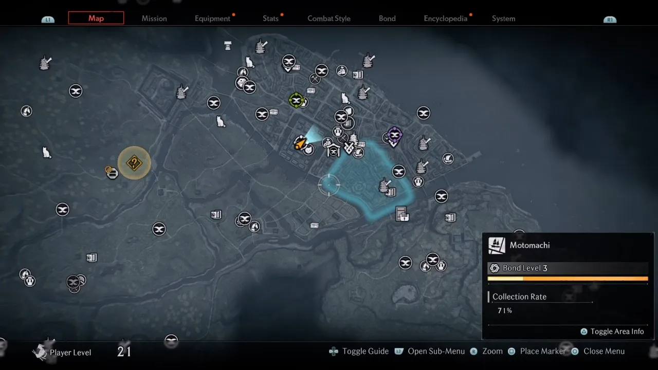 Rise of the Ronin Review Map-2