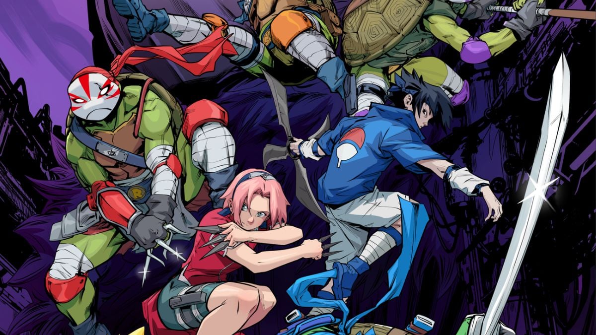 Naruto & Teenage Mutant Ninja Turtles Team-Up In Collab From IDW Publishing Naruto-Teenage-Mutant-Ninja-Turtles-official-cover-artwork-featruing-Sasuke-and-Sakura